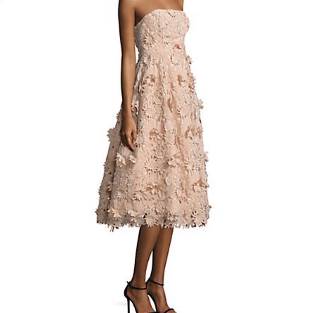 Light Pink Nicholas Strapless Gown